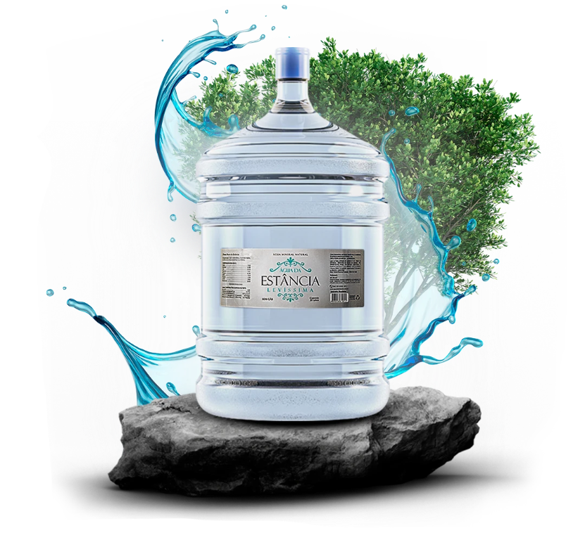 Galão de água mineral natural Estância Levíssima de 20 litros